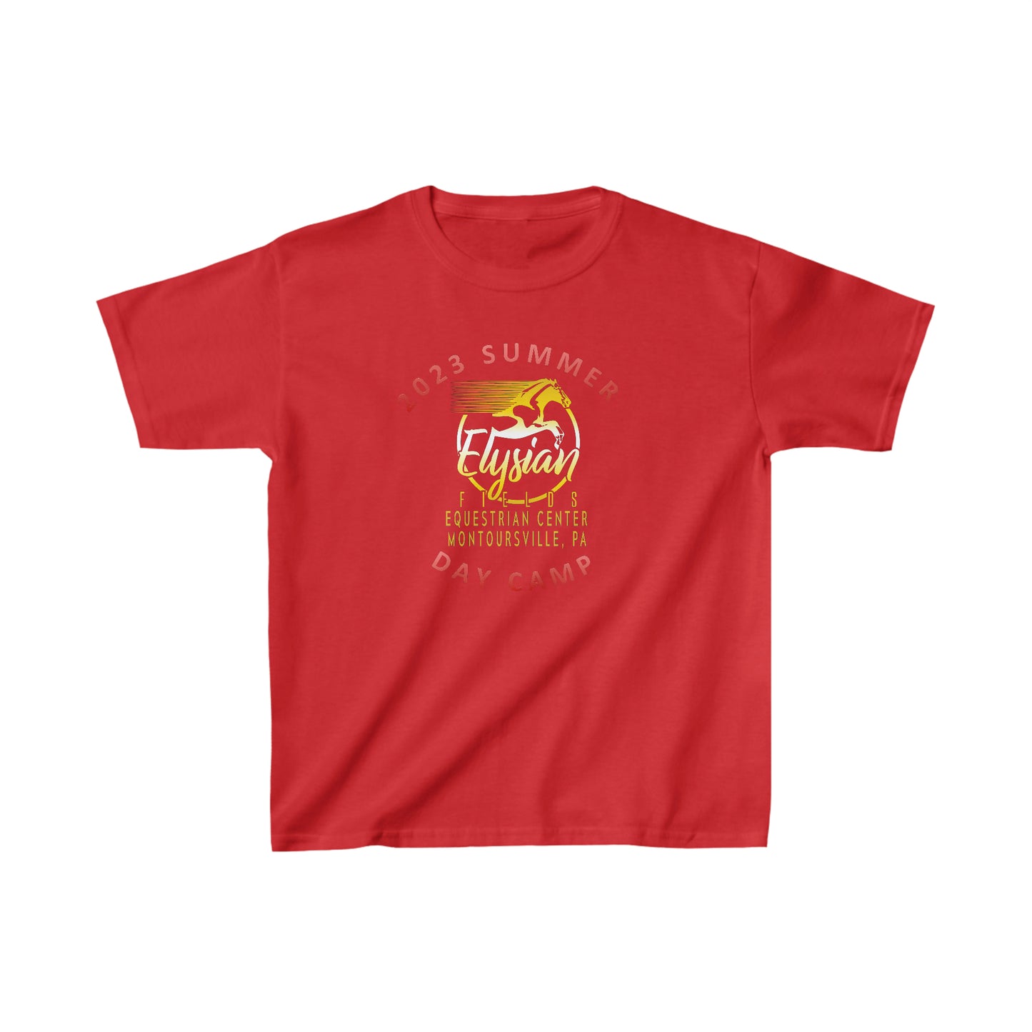 2023 Summer Day Camp at Elysian Fields - Kids Heavy Cotton™ Tee