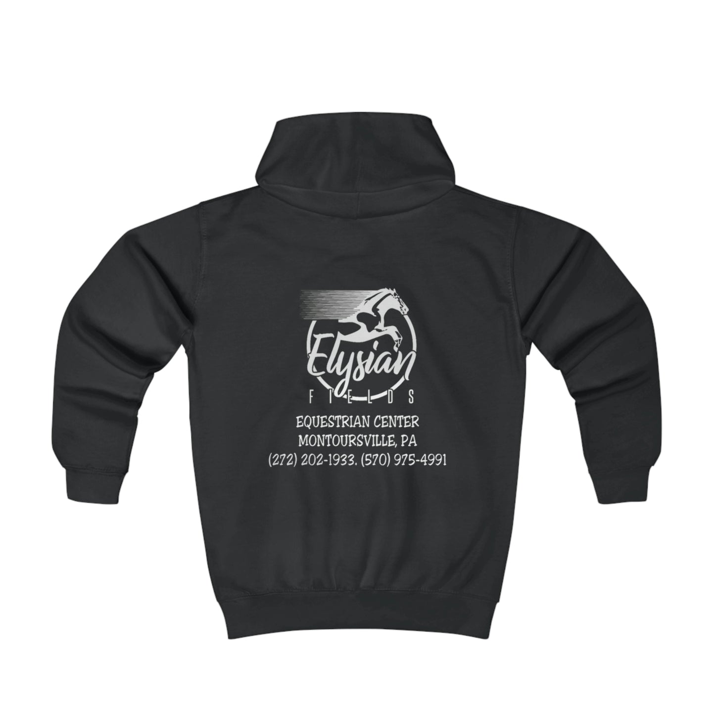 Elysian Fields - Youth Hoodie - White Logo