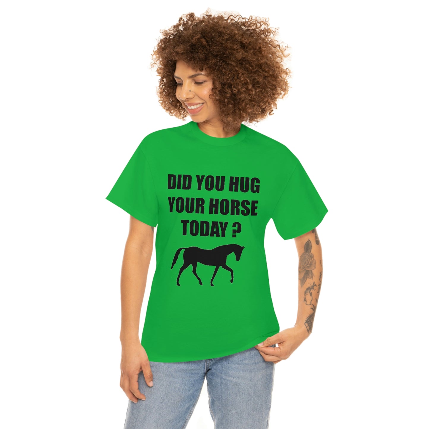 Horse Hugs - Adult Tee (Front Logo)