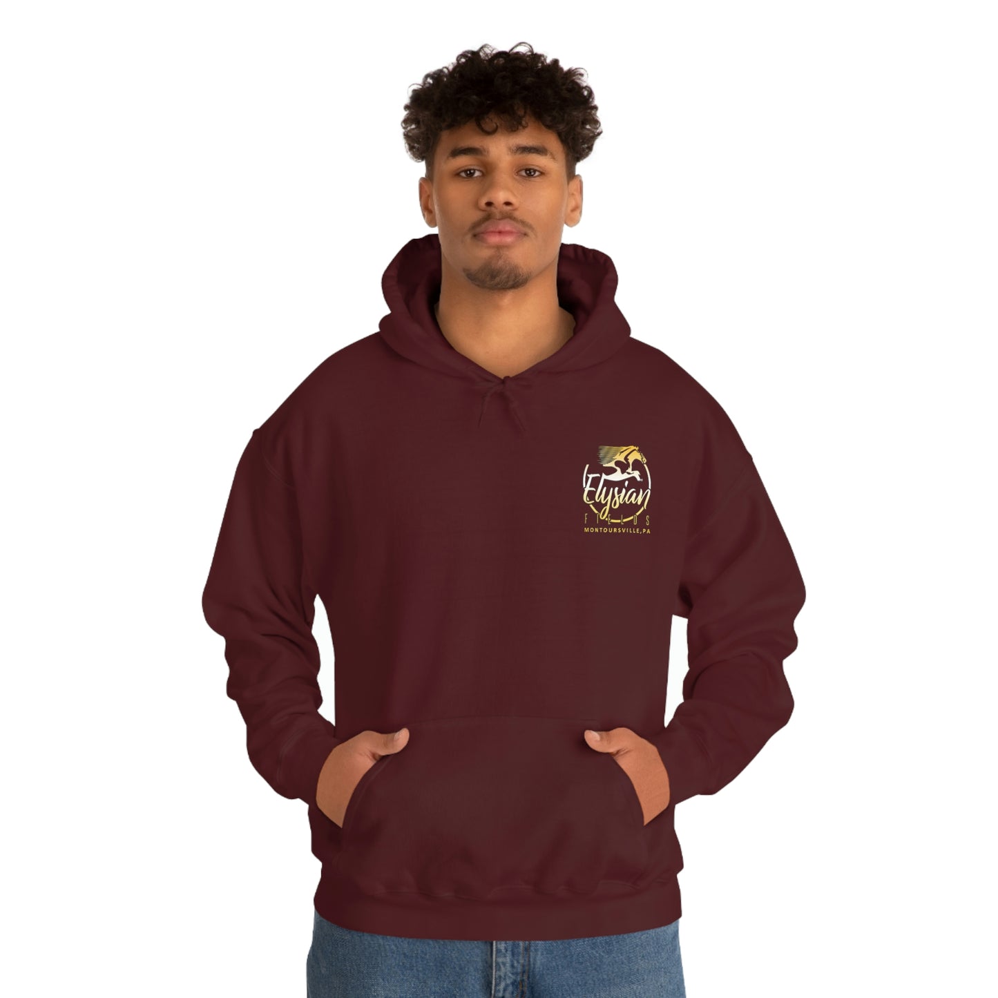 Elysian Fields - Adult Unisex Heavy Blend™ Hooded Sweatshirt - Color Logo