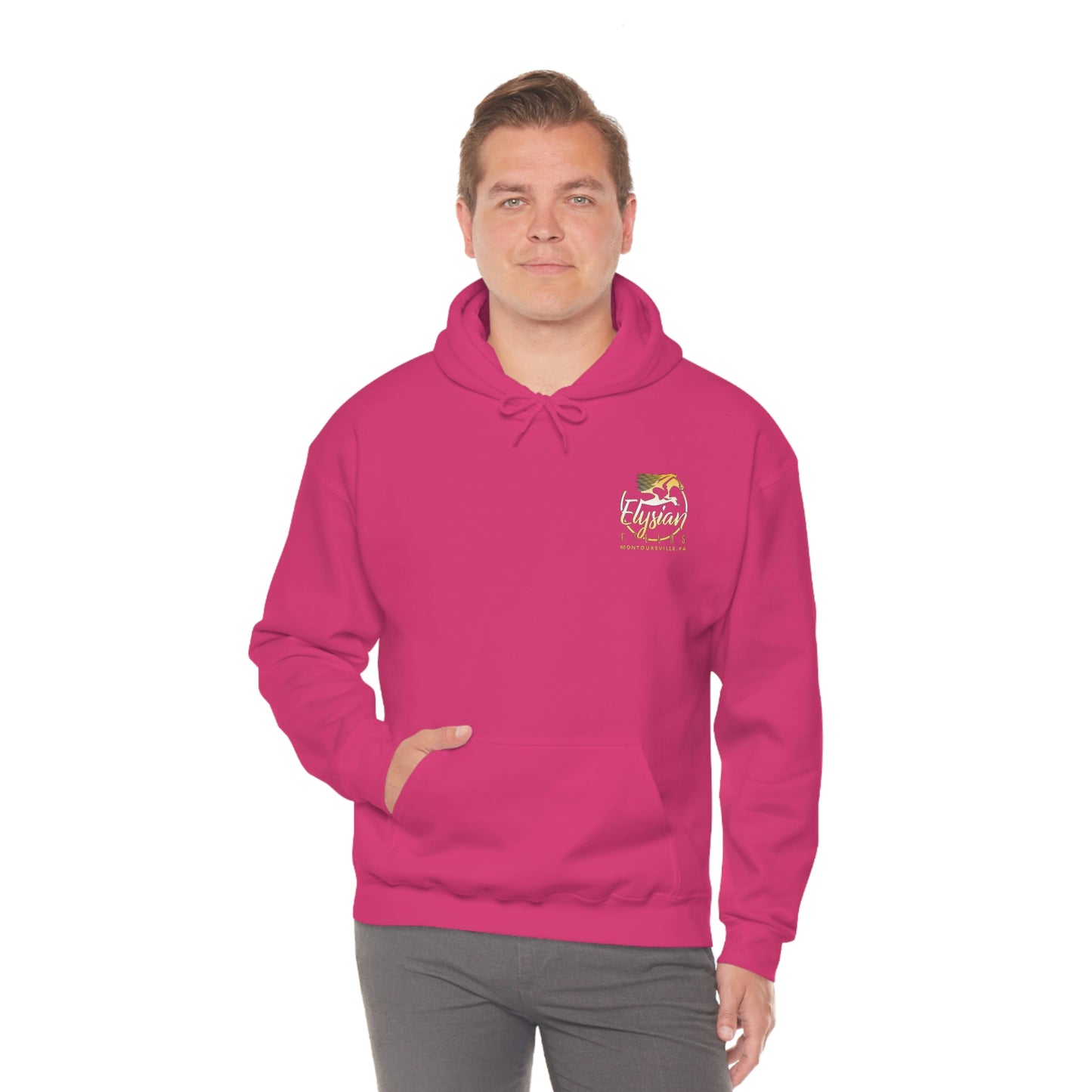 Elysian Fields - Adult Unisex Heavy Blend™ Hooded Sweatshirt - Color Logo