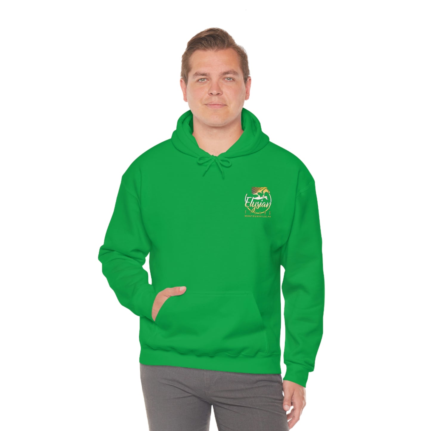 Elysian Fields - Adult Unisex Heavy Blend™ Hooded Sweatshirt - Color Logo