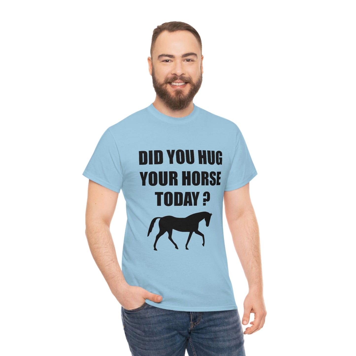 Horse Hugs - Adult Tee (Front Logo)