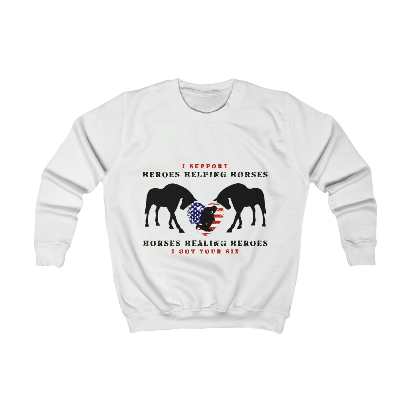 6H - Heart - Kids Sweatshirt
