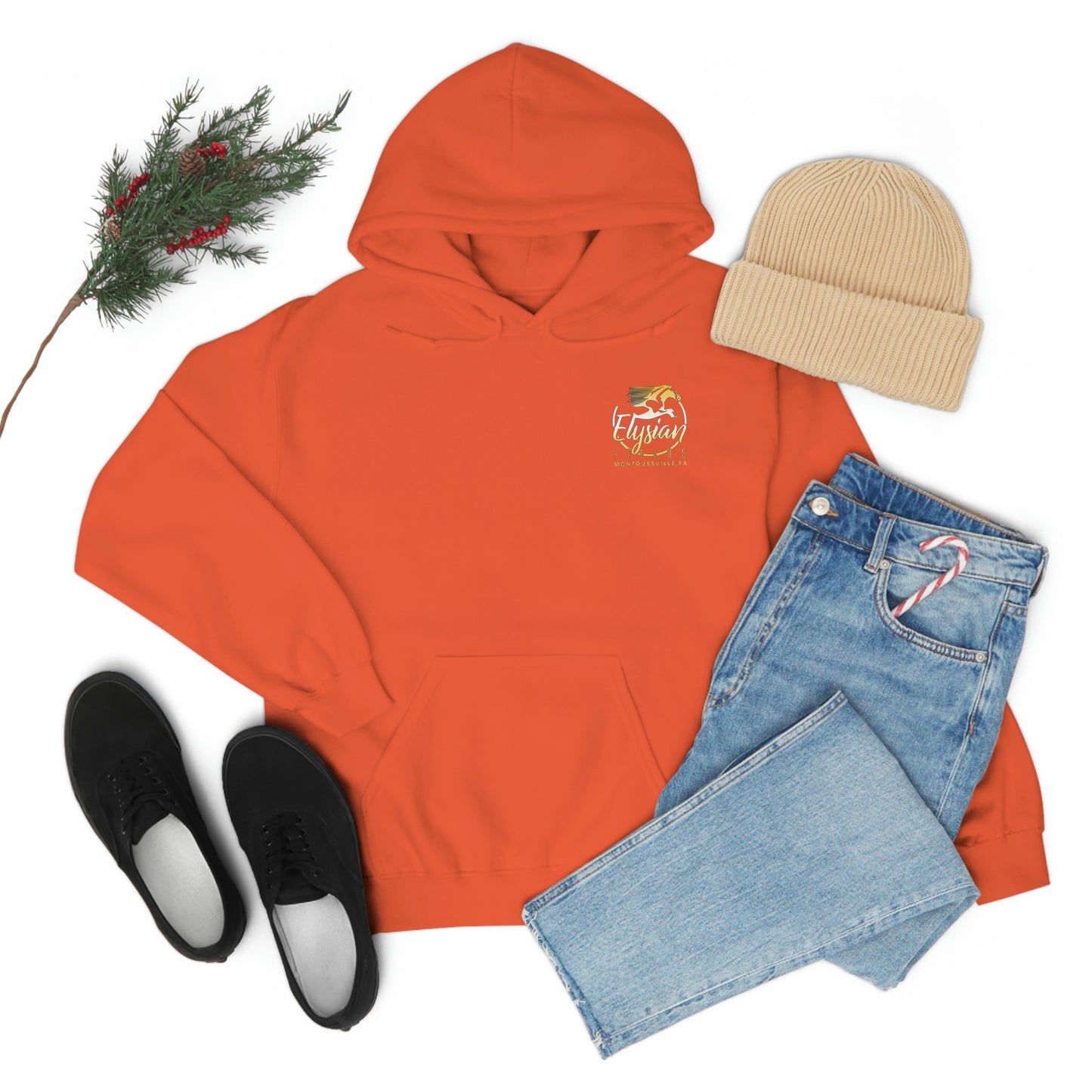 Elysian Fields - Adult Unisex Heavy Blend™ Hooded Sweatshirt - Color Logo