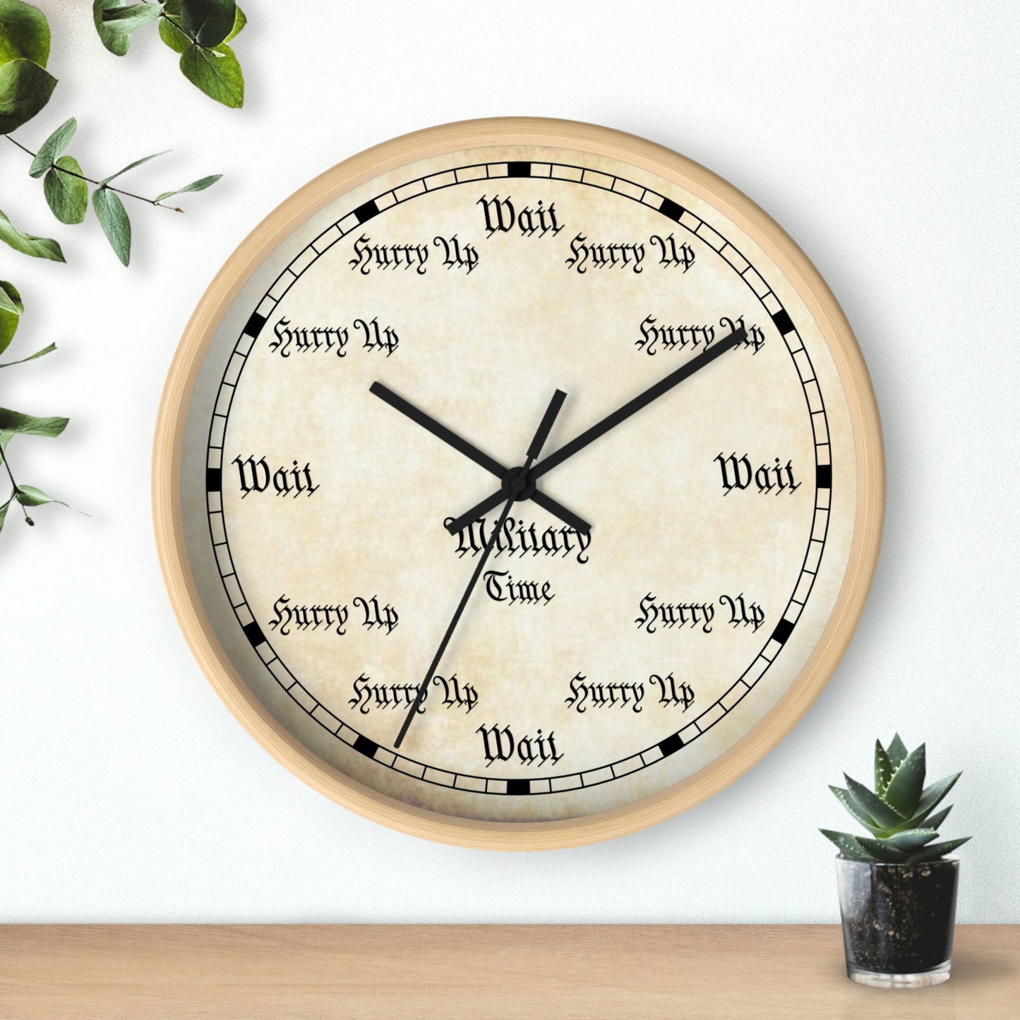 Military Time - Wall clock