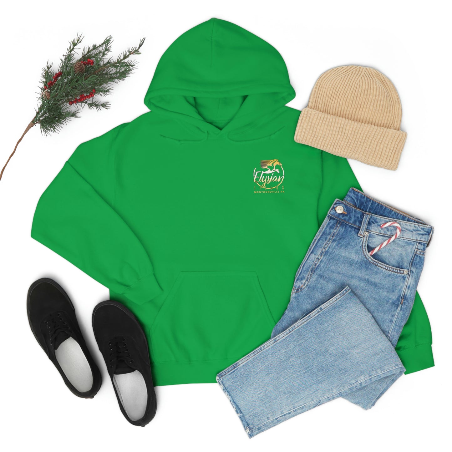 Elysian Fields - Adult Unisex Heavy Blend™ Hooded Sweatshirt - Color Logo