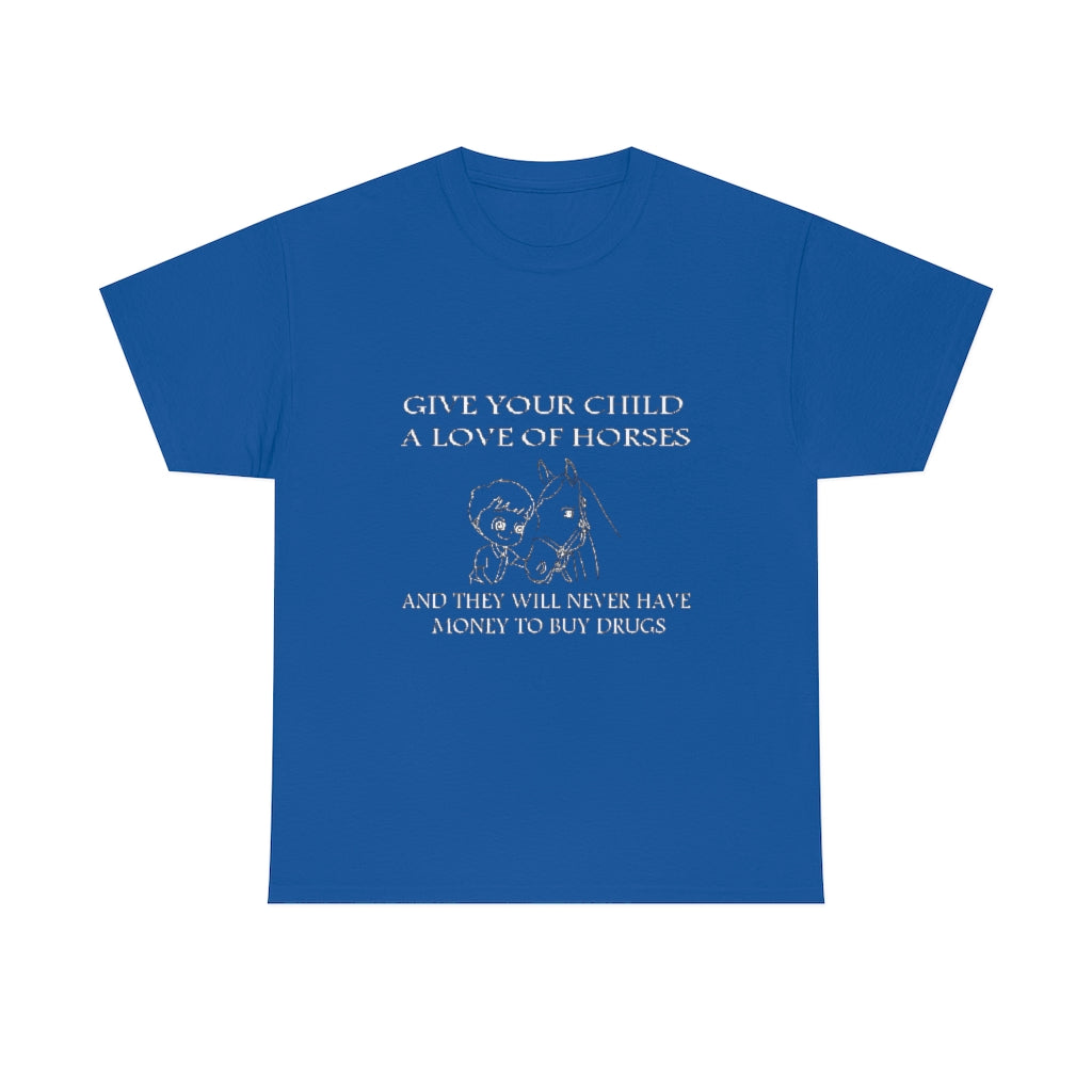 Say NO to Drugs - Adult Tee (Front Logo) - White Print