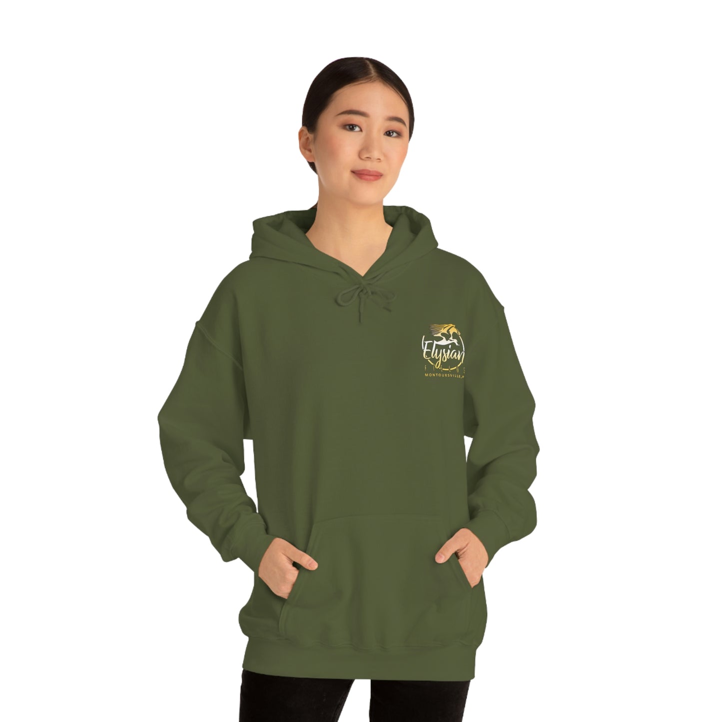 Elysian Fields - Adult Unisex Heavy Blend™ Hooded Sweatshirt - Color Logo