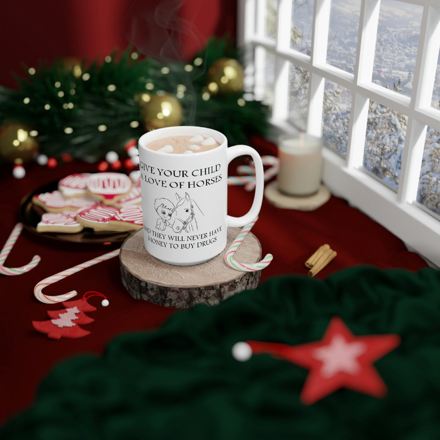 Say NO to Drugs - White Ceramic Mug