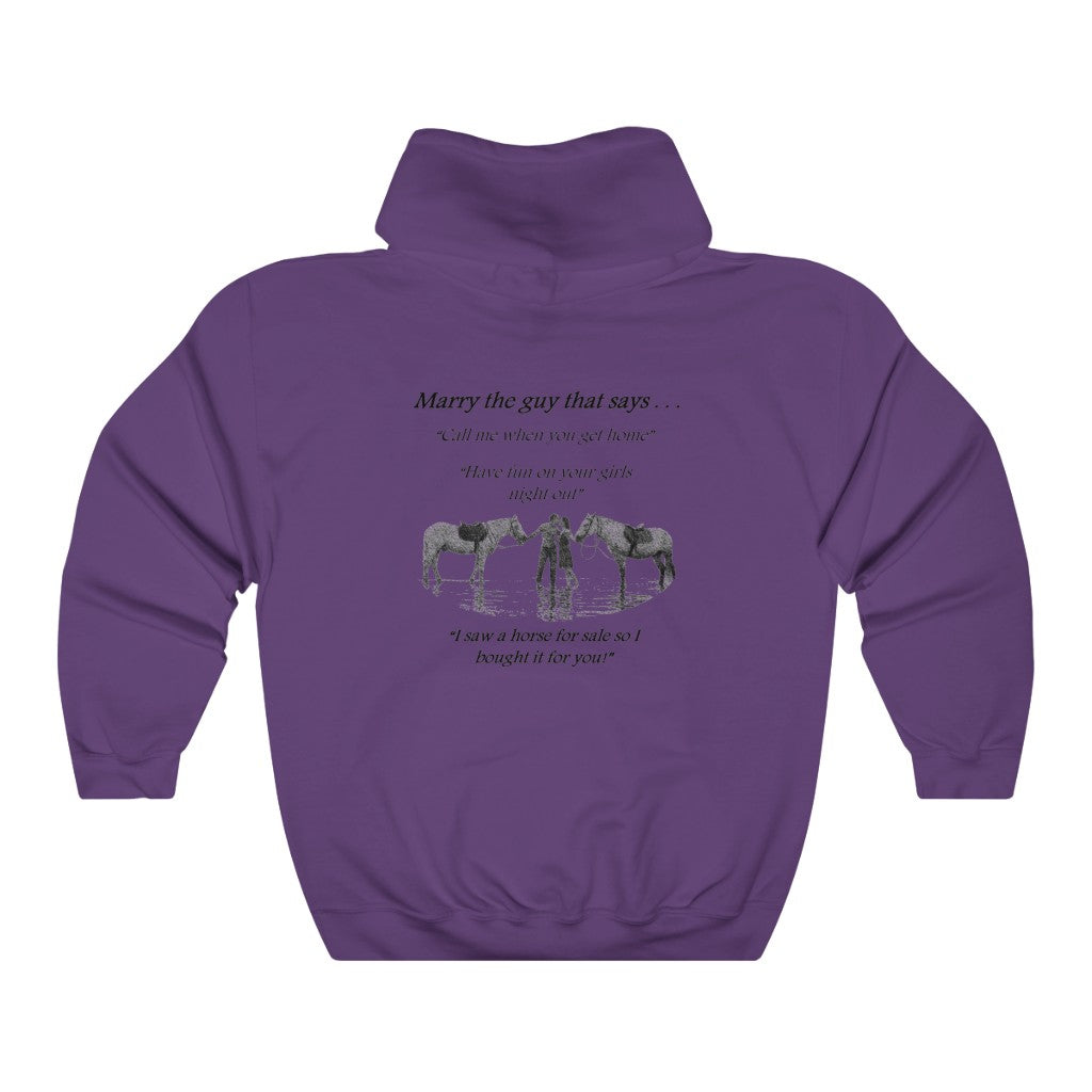 The ONE! - Adult Unisex Heavy Blend™ Hooded Sweatshirt - Black Print