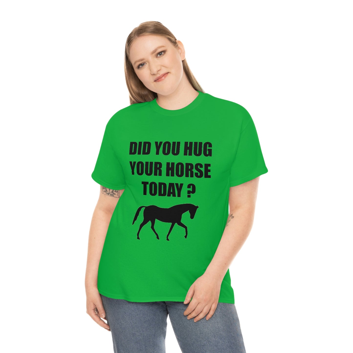 Horse Hugs - Adult Tee (Front Logo)