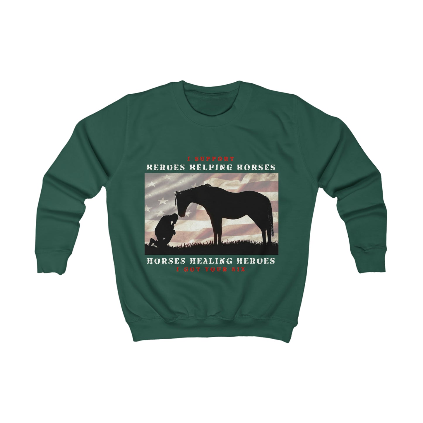 6H - Kids Sweatshirt - White Lettering