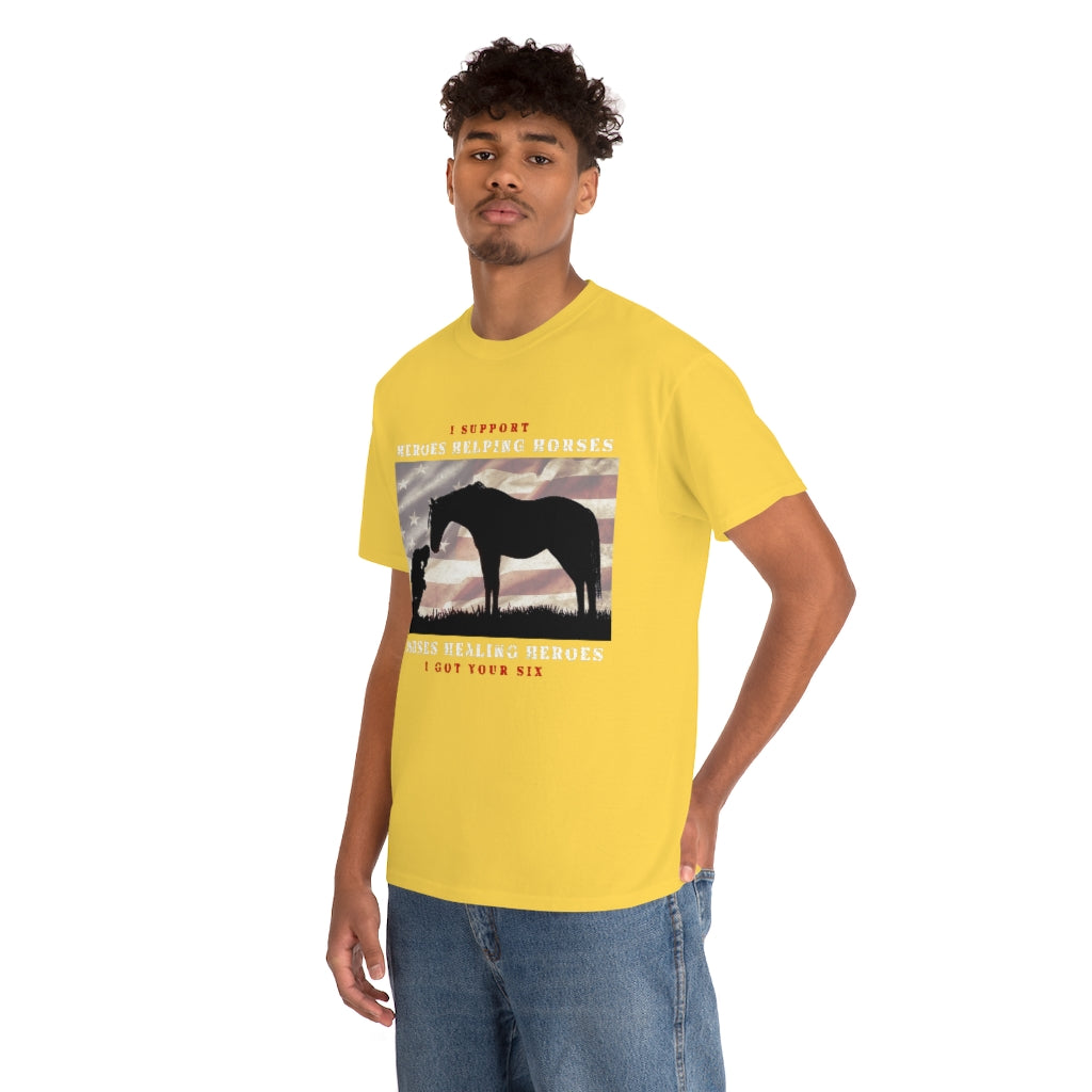 6H - Adult Tee (Front Logo) - White Lettering