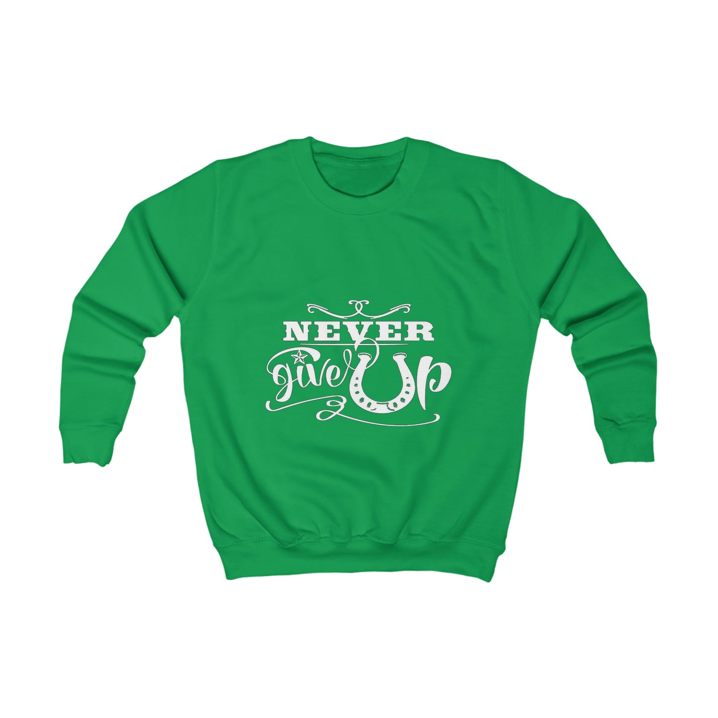 Never Give Up - Kids Sweatshirt