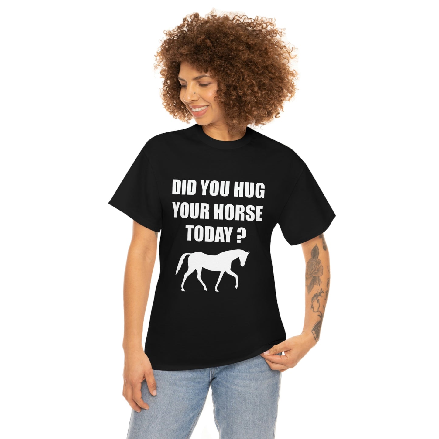 Horse Hugs - Adult Tee (Front Logo)