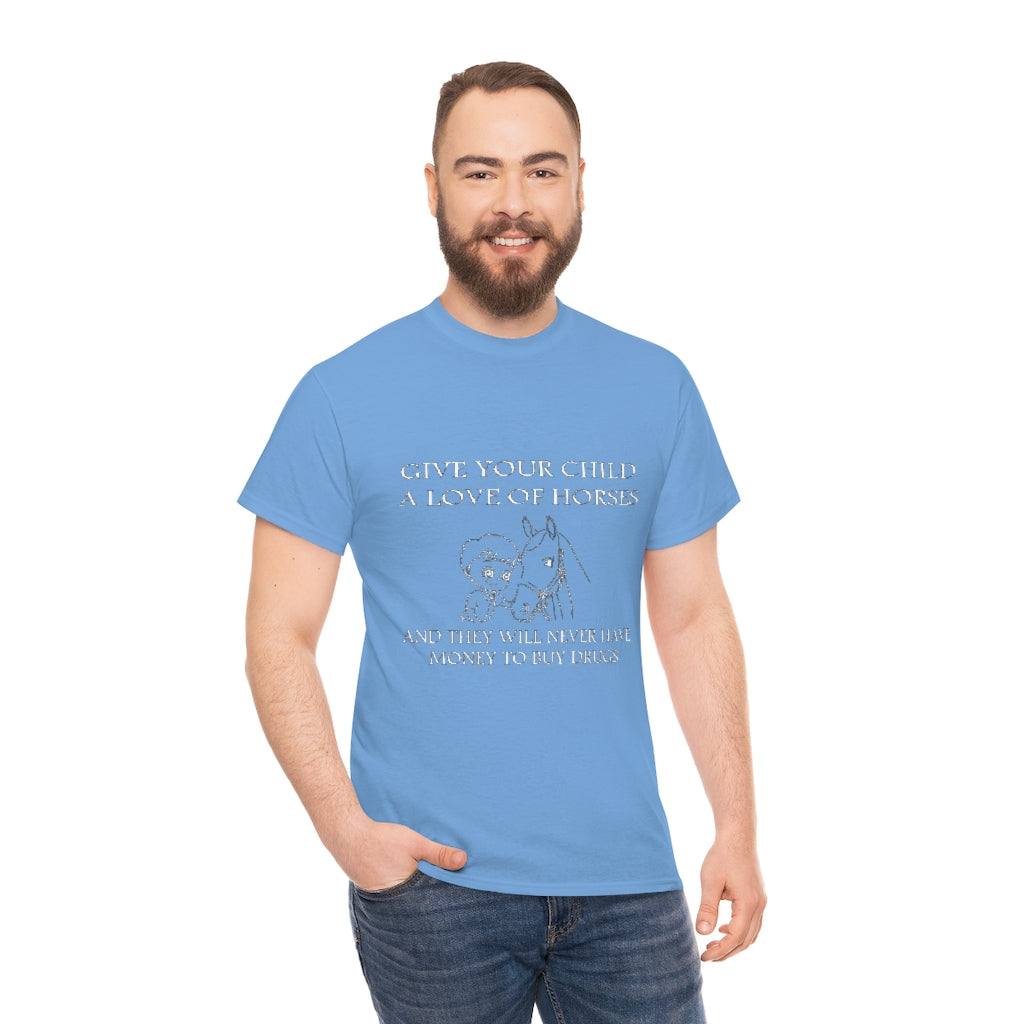 Say NO to Drugs - Adult Tee (Front Logo) - White Print