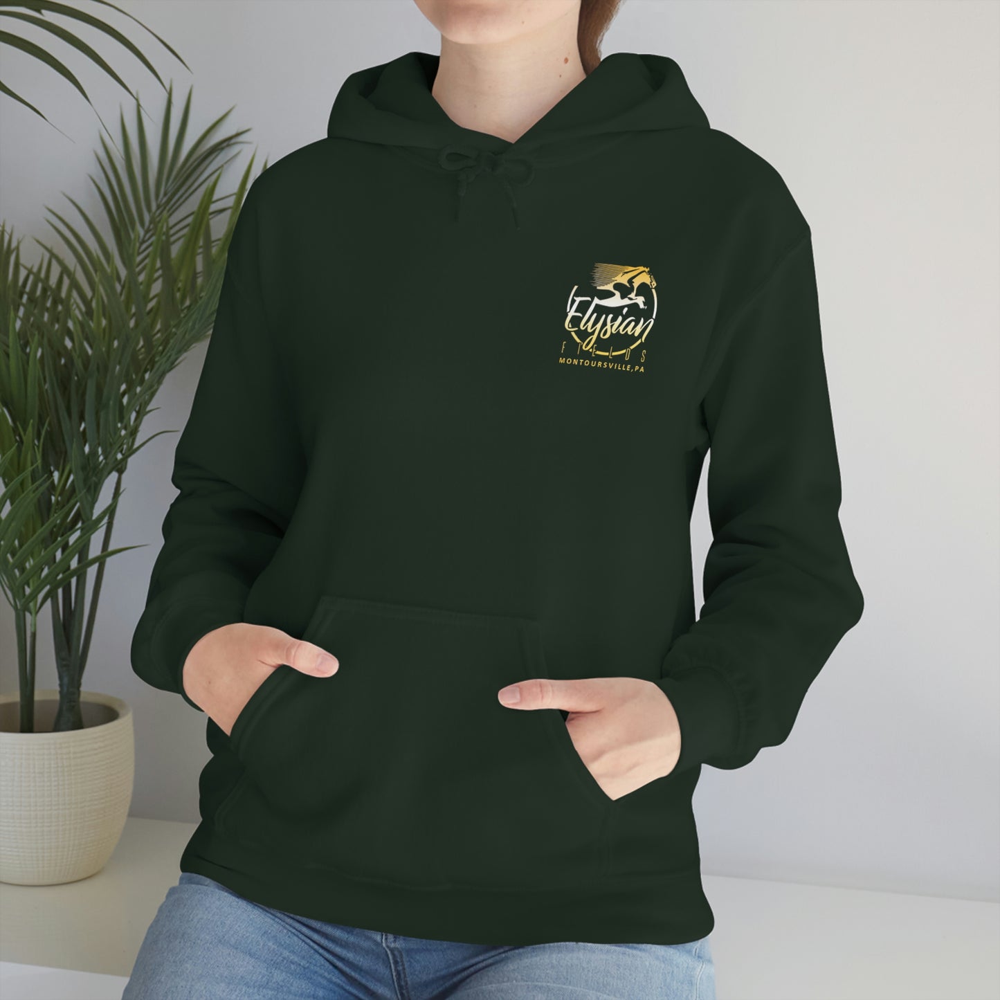 Elysian Fields - Adult Unisex Heavy Blend™ Hooded Sweatshirt - Color Logo