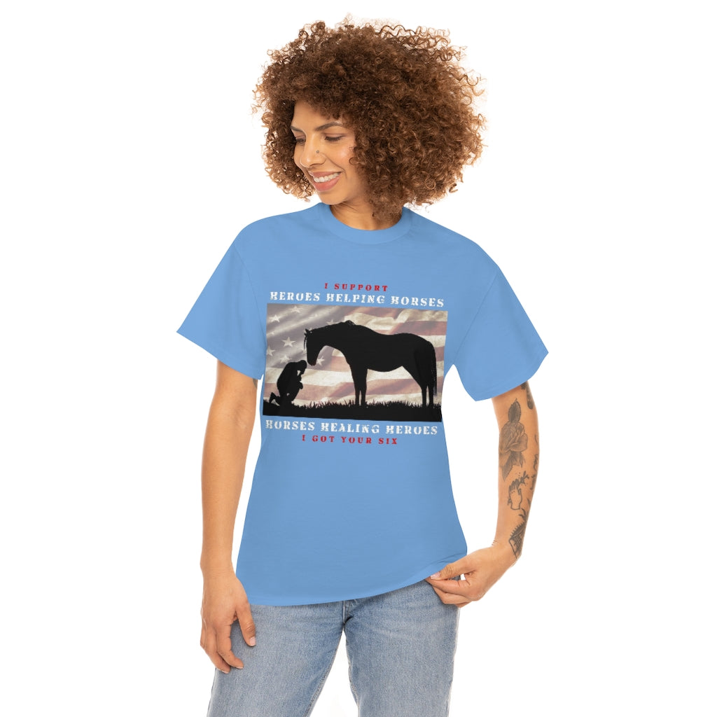 6H - Adult Tee (Front Logo) - White Lettering