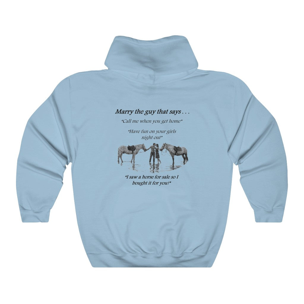 The ONE! - Adult Unisex Heavy Blend™ Hooded Sweatshirt - Black Print