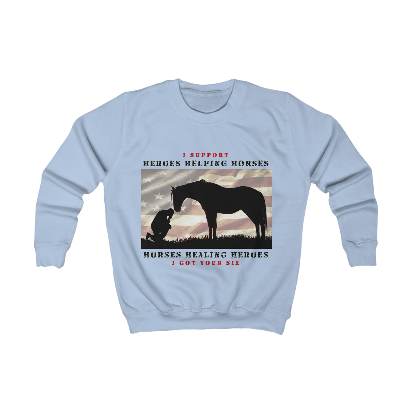 6H - Kids Sweatshirt - Black Lettering