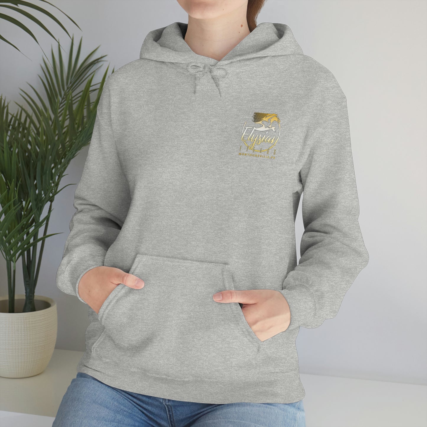 Elysian Fields - Adult Unisex Heavy Blend™ Hooded Sweatshirt - Color Logo