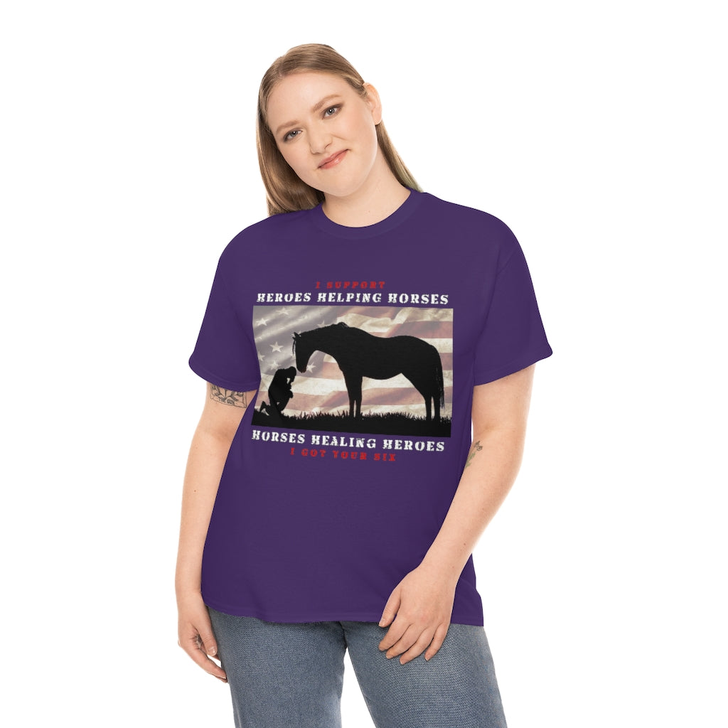 6H - Adult Tee (Front Logo) - White Lettering