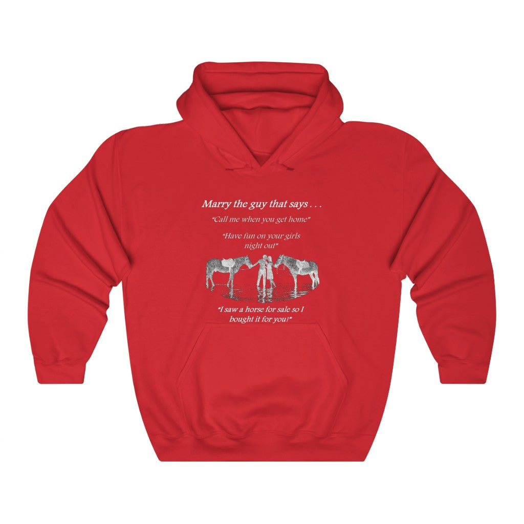 The ONE! - Adult Unisex Heavy Blend™ Hooded Sweatshirt - White Print (Front)