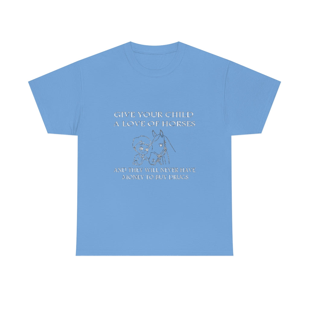 Say NO to Drugs - Adult Tee (Front Logo) - White Print