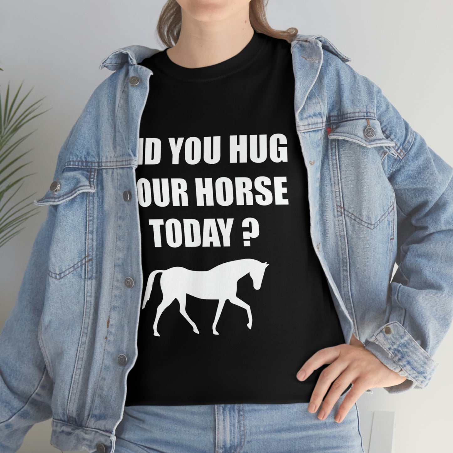 Horse Hugs - Adult Tee (Front Logo)