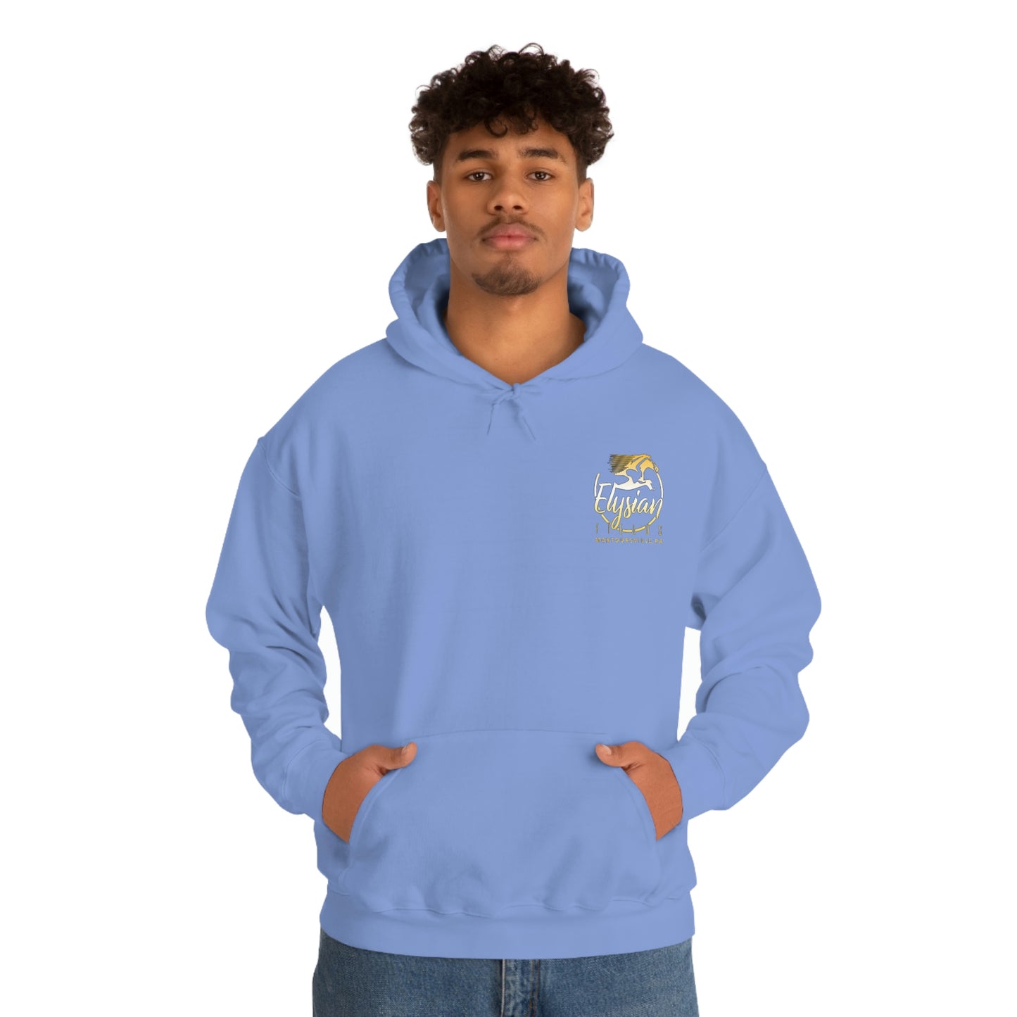 Elysian Fields - Adult Unisex Heavy Blend™ Hooded Sweatshirt - Color Logo