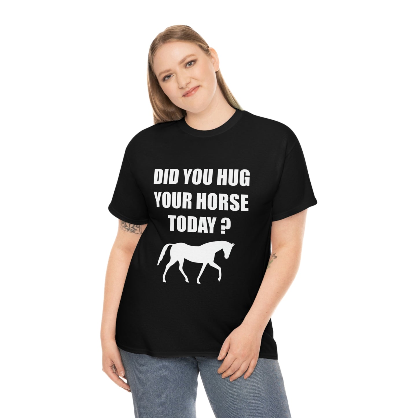Horse Hugs - Adult Tee (Front Logo)