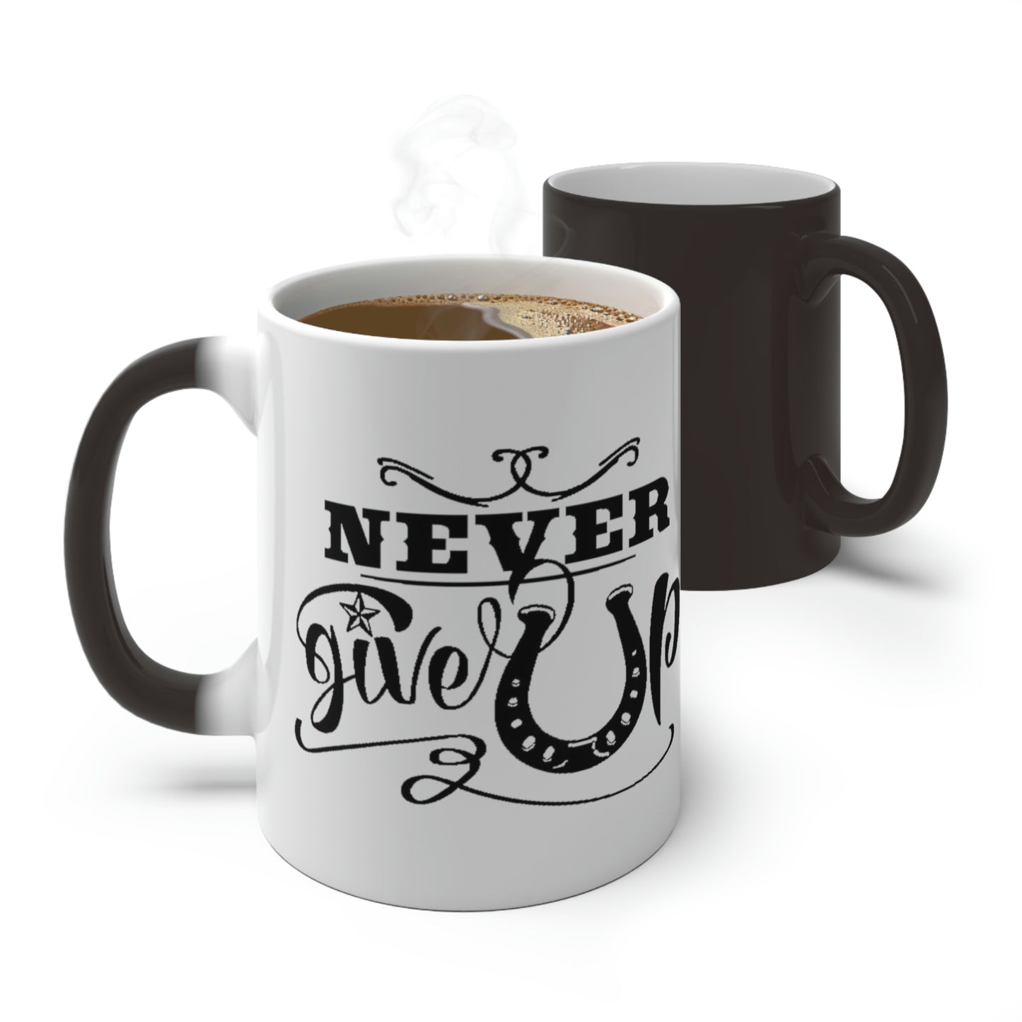 Never Give Up - Color Changing Mug
