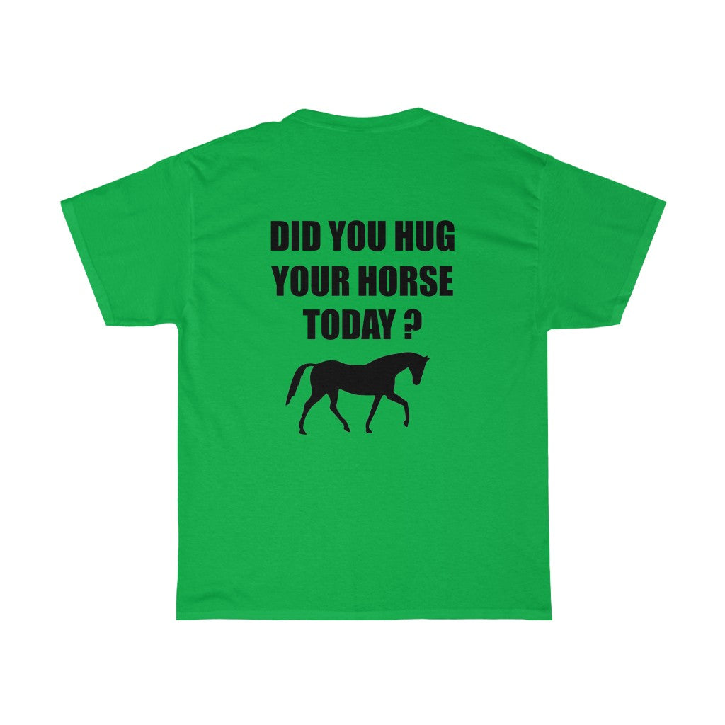 Horse Hugs - Adult Tee (Back Logo)