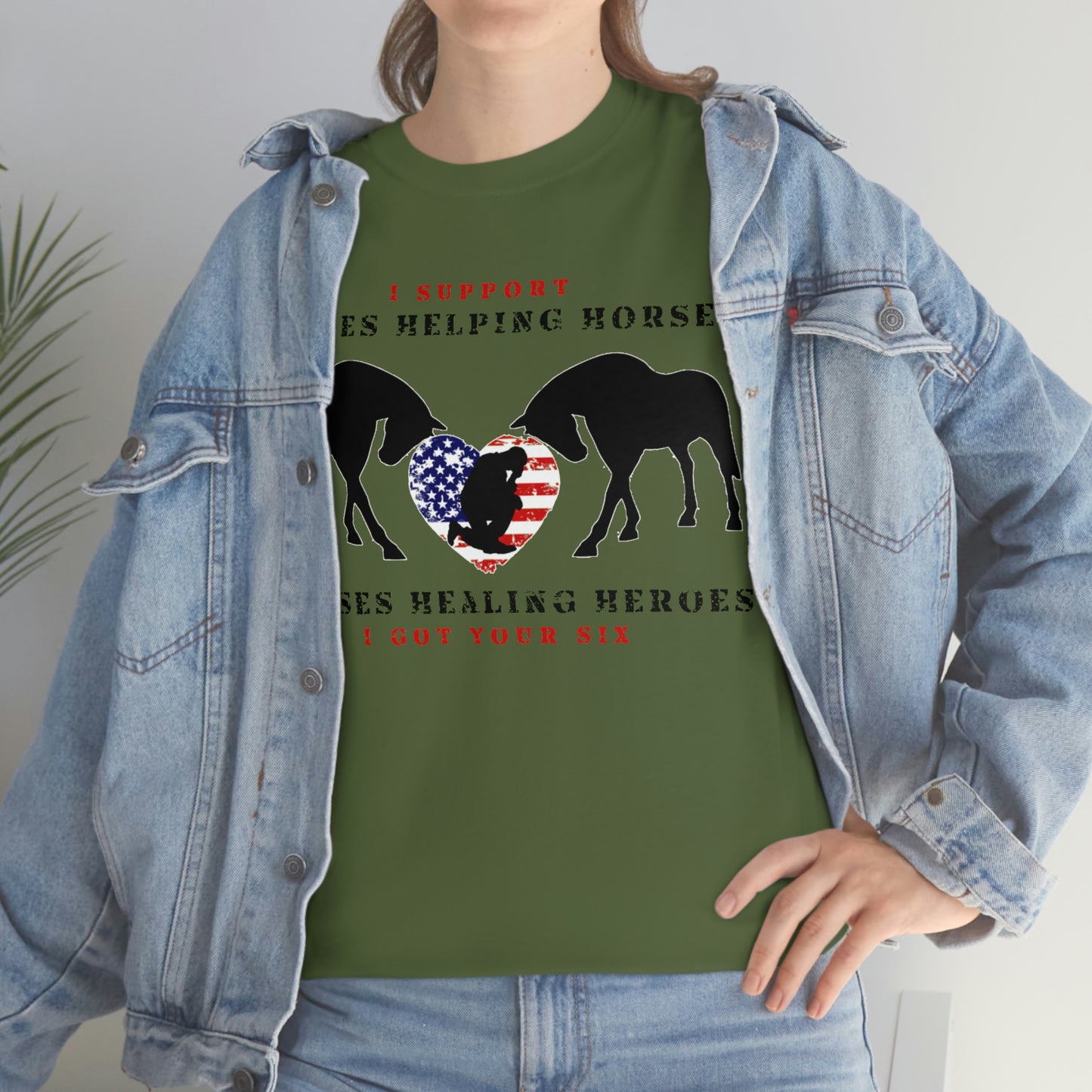 6H - Heart - Adult Tee (Front Logo)