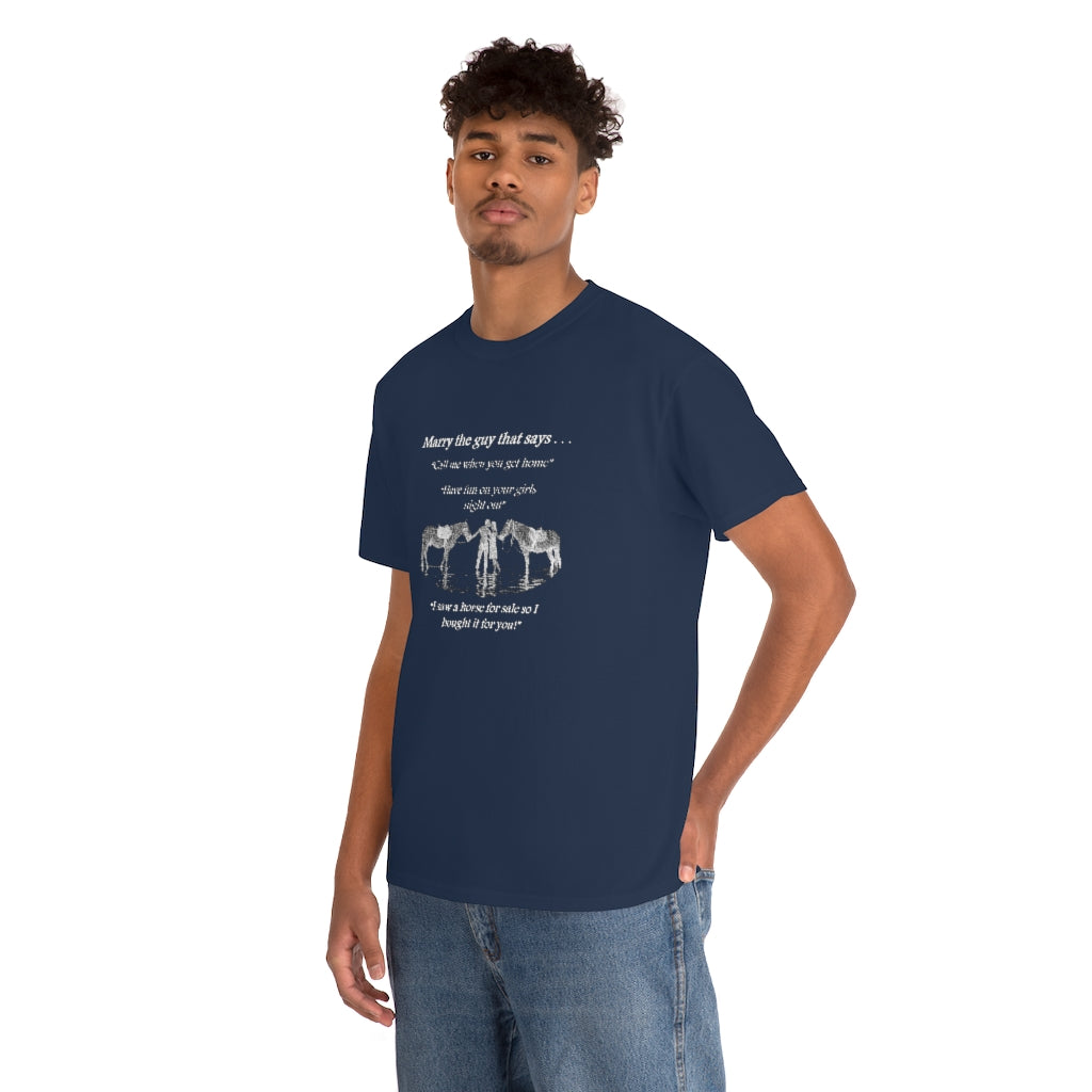The ONE! - Adult Tee (Front Logo) - White Print