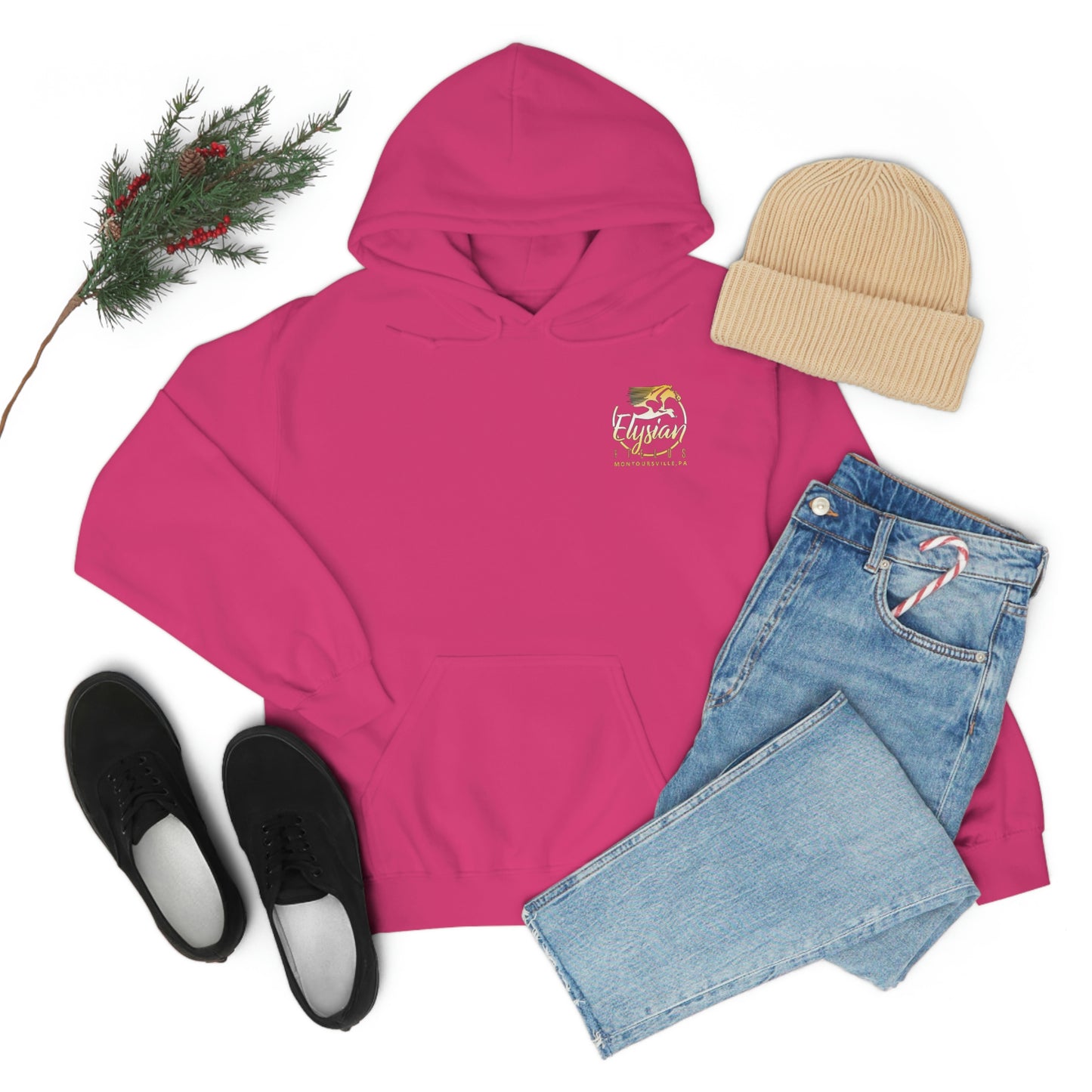 Elysian Fields - Adult Unisex Heavy Blend™ Hooded Sweatshirt - Color Logo