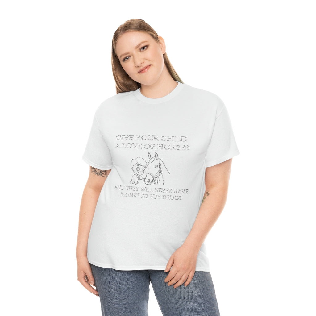 Say NO to Drugs - Adult Tee (Front Logo) - White Print