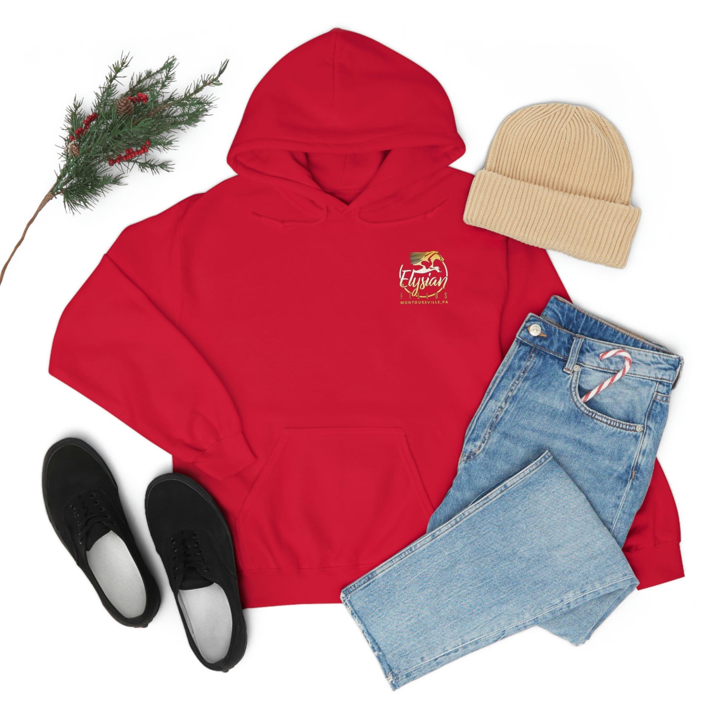 Elysian Fields - Adult Unisex Heavy Blend™ Hooded Sweatshirt - Color Logo