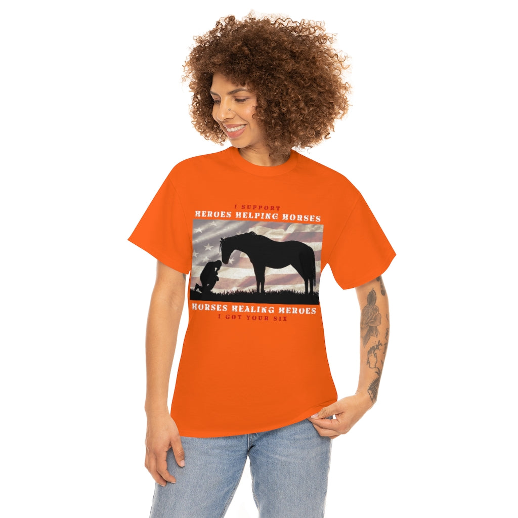 6H - Adult Tee (Front Logo) - White Lettering