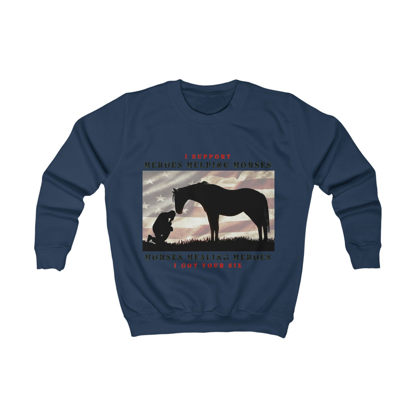 6H - Kids Sweatshirt - Black Lettering
