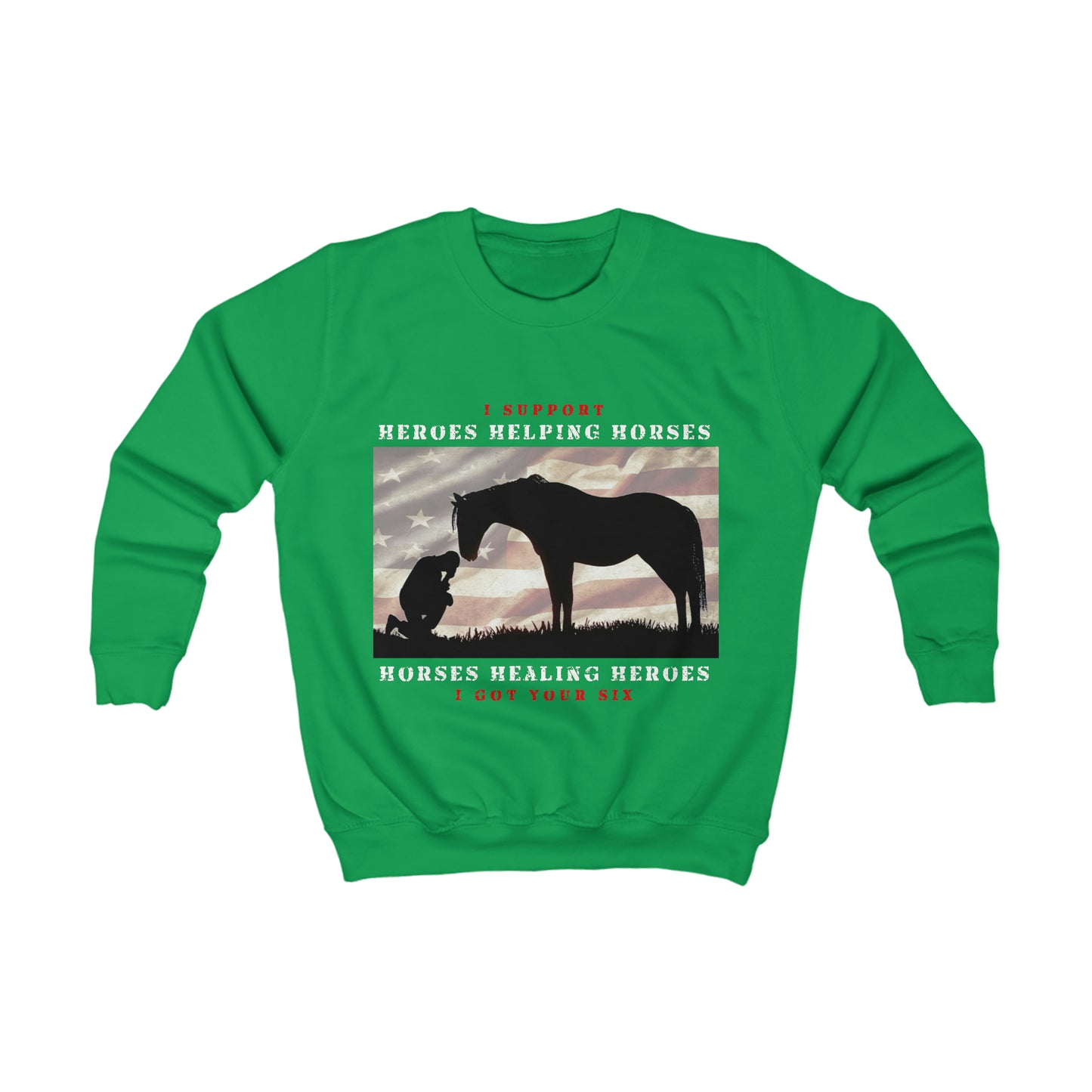 6H - Kids Sweatshirt - White Lettering