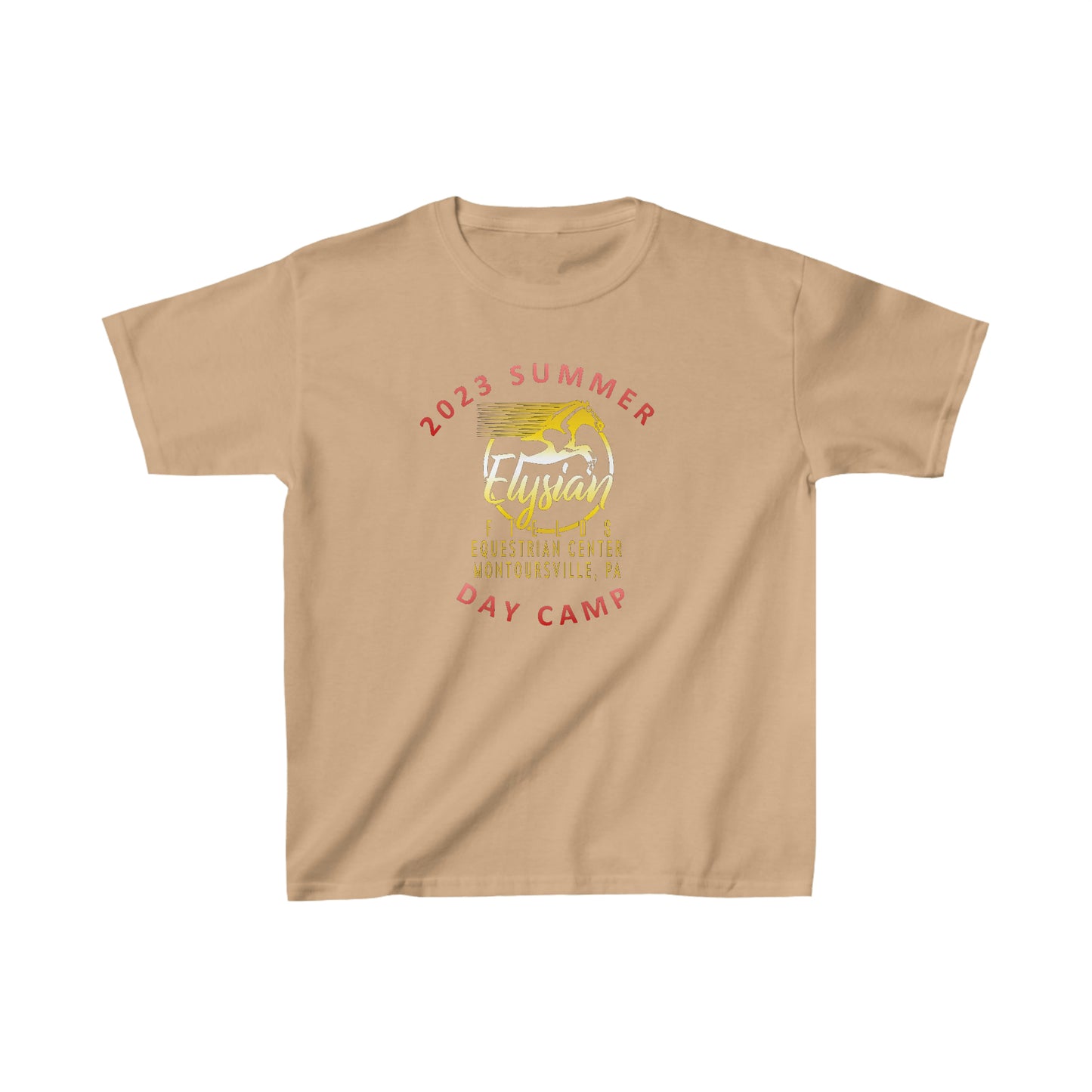 2023 Summer Day Camp at Elysian Fields - Kids Heavy Cotton™ Tee