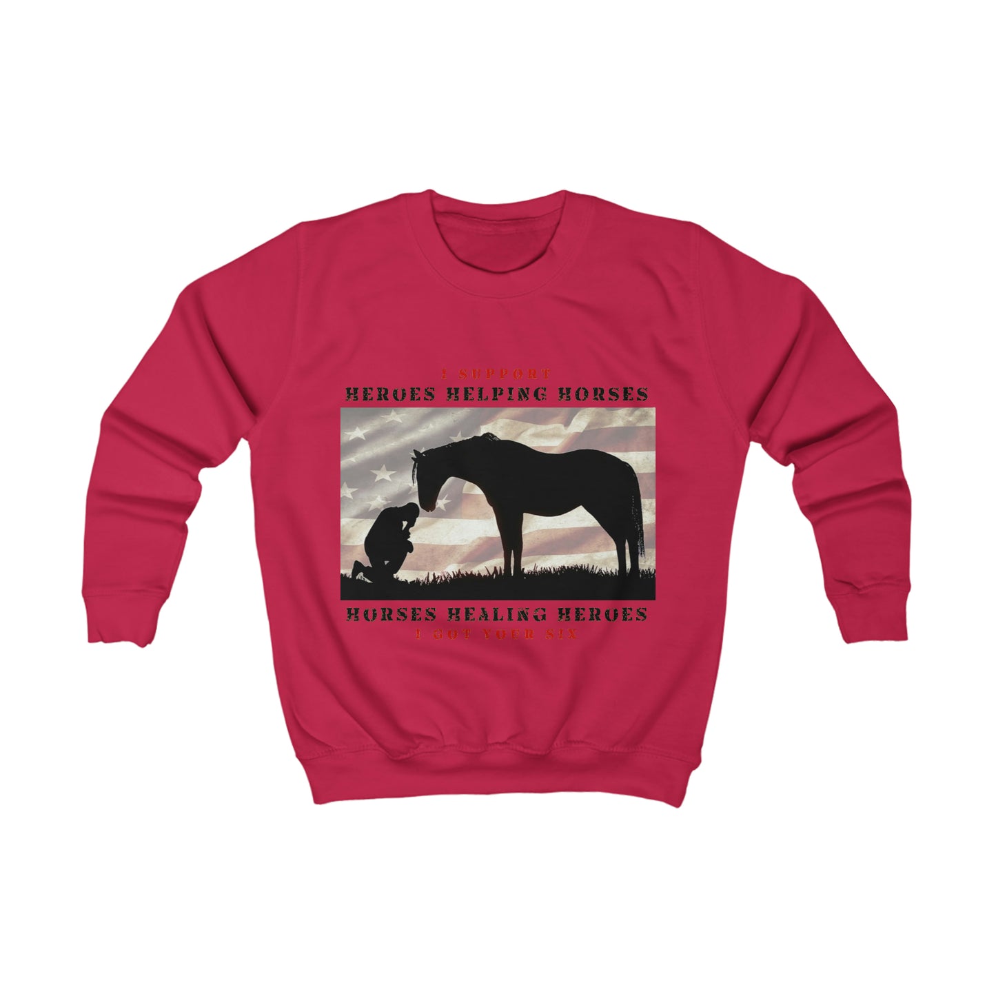 6H - Kids Sweatshirt - Black Lettering
