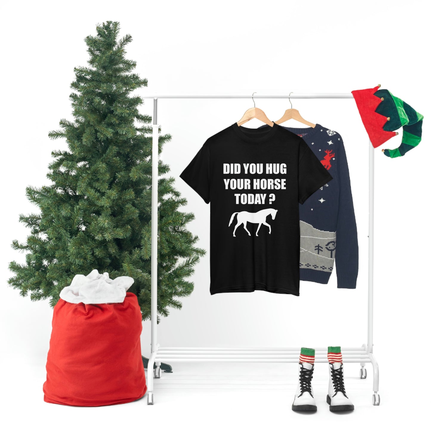 Horse Hugs - Adult Tee (Front Logo)