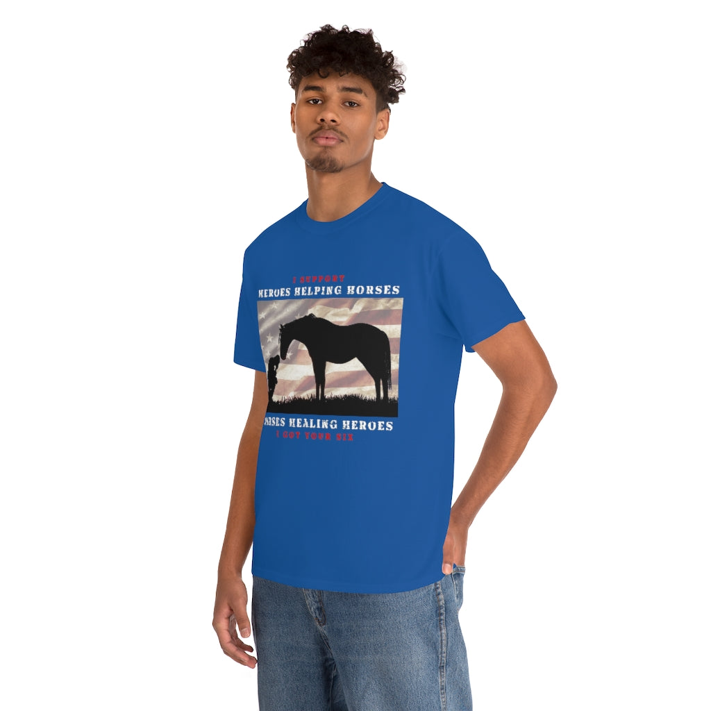 6H - Adult Tee (Front Logo) - White Lettering