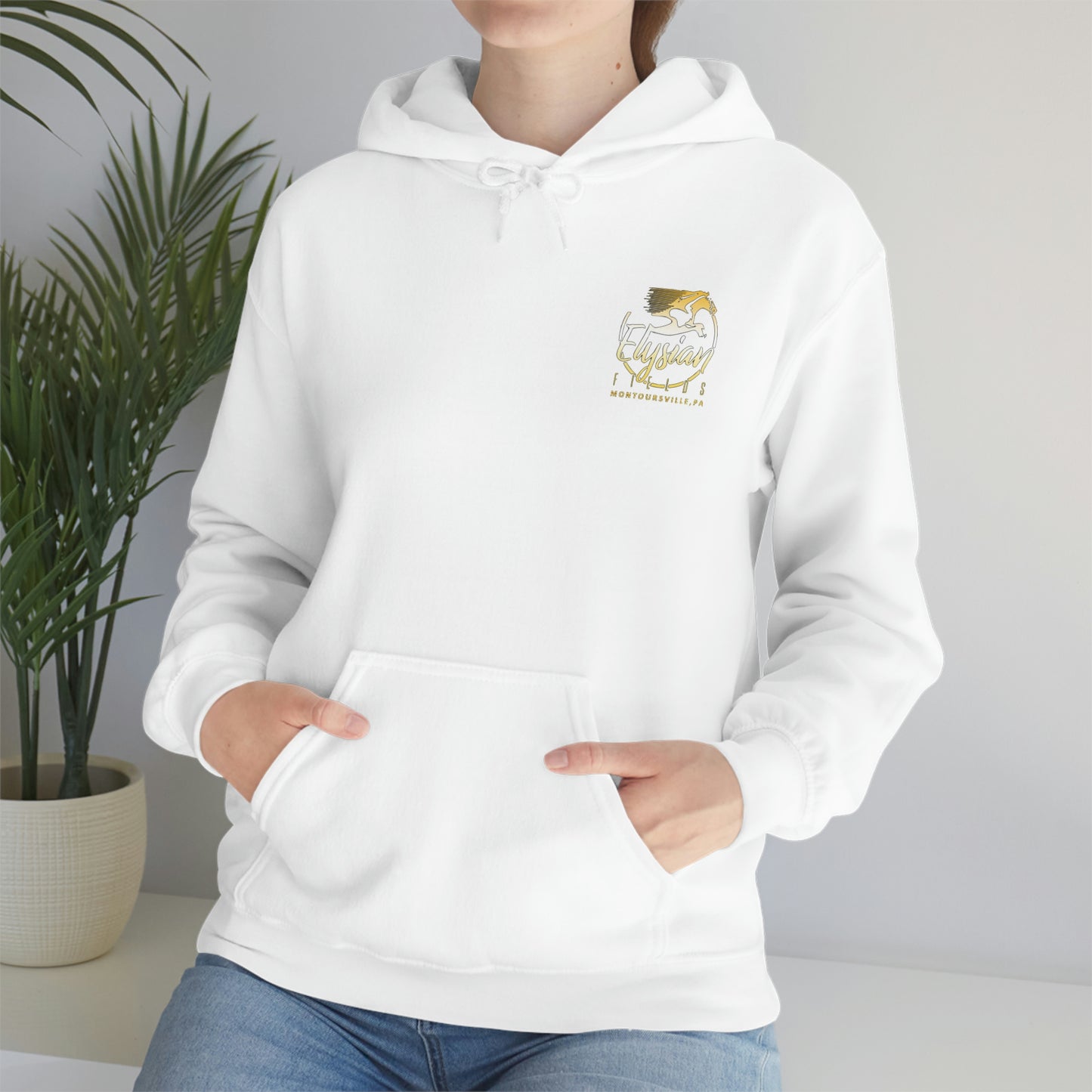 Elysian Fields - Adult Unisex Heavy Blend™ Hooded Sweatshirt - Color Logo