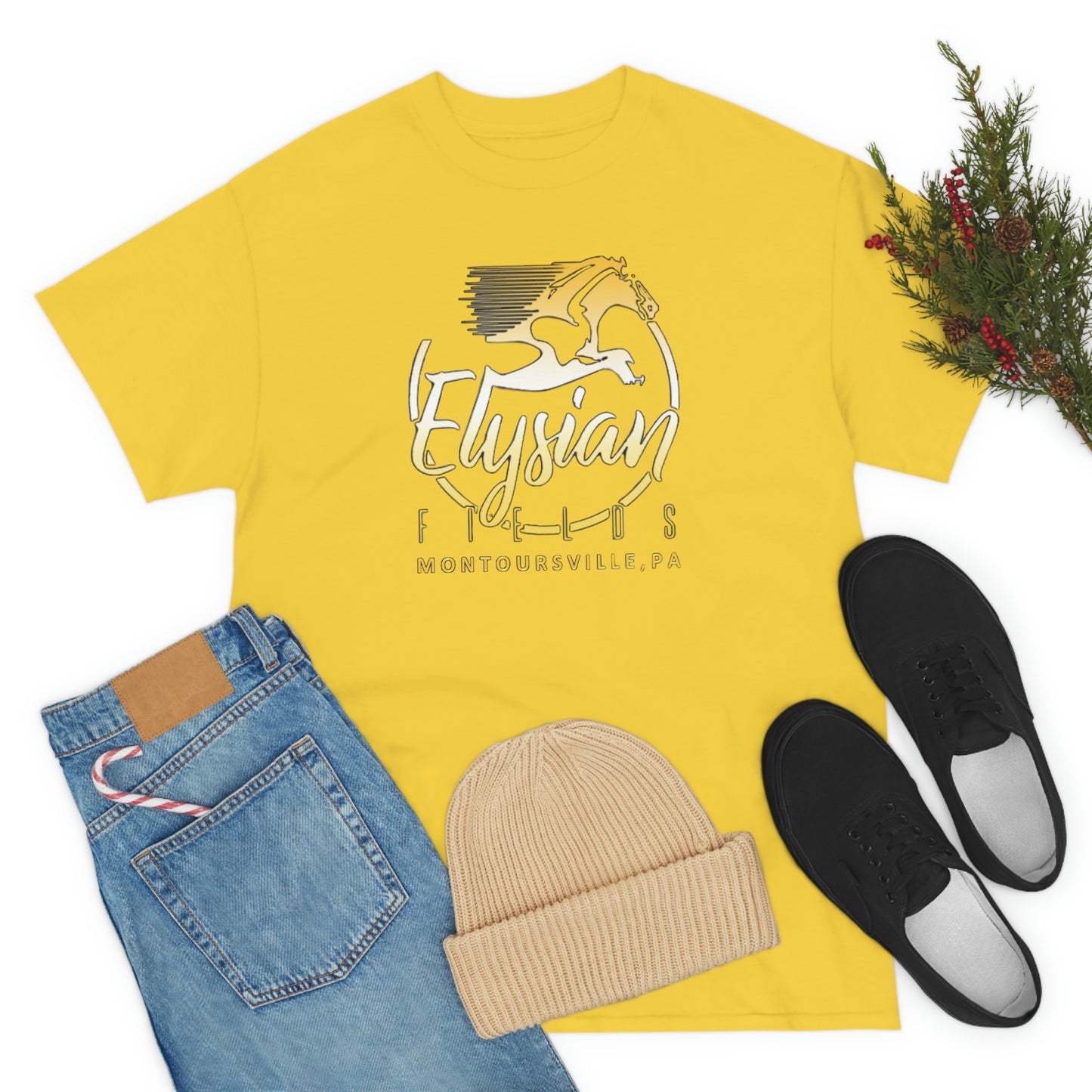 Elysian Fields - Adult Unisex Heavy Cotton Tee