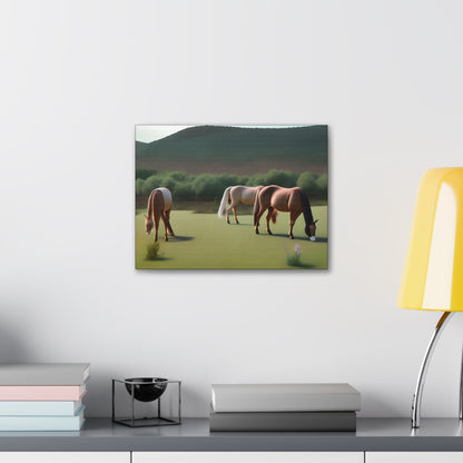 Canvas Gallery Wrap - Abstract Horses