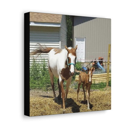 Canvas Gallery Wrap - Takota and Mommy - Photo